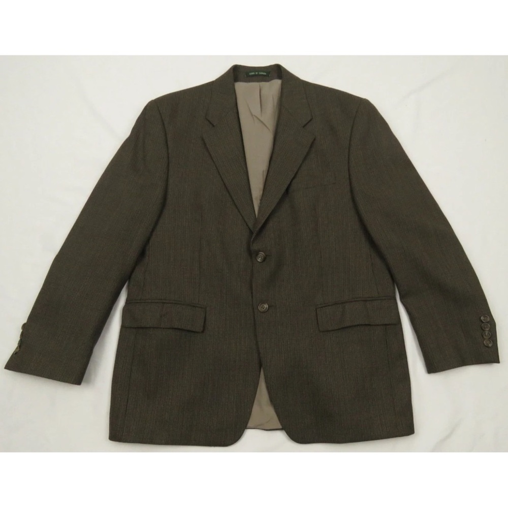 Lauren Ralph Lauren 100% Pure New Wool 2 Button Blazer Sport Coat Jacket 40 S